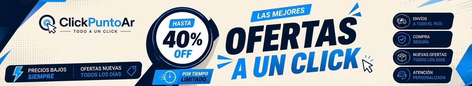 Ofertas hasta 40% OFF